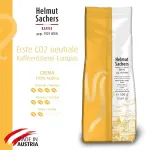 Kavamalė Helmut Sachers Kaffee - Crema, intensyvumas 4/5, 100% Arabica, nesmulkintos kavos pupelės, 6 x 500g