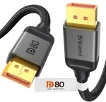 Displayport 2.1 Kabelis 2m Dp80 8k@240hz, 16k Hdr Uhbr20