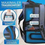 Invilus &reg; - rolltop kuprinė vyrams ir moterims, pagaminta i&scaron; perdirbtų plastikinių butelių | paprasta kuprinė | kuprinė ne&scaron;iojamam kompiuteriui | kuprinės moterims | dienos kuprinė moterims | kuprinė į mokyklą | pasirinkite spalvą dabar