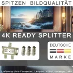 Tronicxl 2 krypčių bk skirstytuvas tv kabelio adapteris antenos skirstytuvas kabelinė tv dvbc, pvz., skirtas unitymedia vodafone netcologne netaachen netkassel telecolumbus primacom ewe skirstytuvas unicable