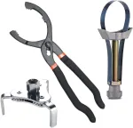 Imatenn alyvos filtro raktas, alyvos filtro nuėmimo įrankių rinkinys, plieninės juostos griebtuvas ir 3 žandikaulių reguliuojamas alyvos filtro nuėmiklis, 2 tipai