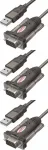 Adapteris keitiklis Unitek Y-105 Usb - Rs232 1,4m x3