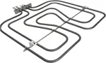 Luth Premium Profi Parts kaitinimo elementas vir&scaron;utinis kar&scaron;tis grilis, skirtas Aeg Electrolux Privileg 3570411037 357041103 viryklei orkaitei