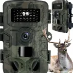 Objektyvas Fotopułapka Usogood Tc80 4k 48mpx Full Hd, atspari vandeniui, patvari, 16mp, Full Hd, naktinis režimas, rinkinys