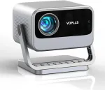 I&scaron;manusis mini projektorius, voplls automatinis fokusavimas/trapecinė korekcija 20000 liumenų ne&scaron;iojamas projektorius, palaikantis 4k, wifi6 bluetooth full hd 1080p vaizdo projektorius mažam namų kinui / lauko projektorius