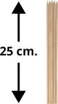 Don Palillo 100 vnt. bambukiniai ie&scaron;meliai 250x3mm Bbq desertų rankdarbiams (1)