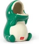Legami - keramikinė ra&scaron;iklių laikiklis, desk friends, 12 x 9.7 cm, dinozaurų tema, rankų darbo dažymas
