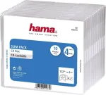 Vinilinė plok&scaron;telė Hama Slim 4 Cd dėklai, 10 vnt. - Skaidrūs
