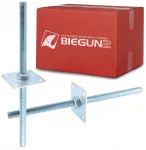 Stulpo pagrindas reguliuojamas inkaras 110x500 strypas m24