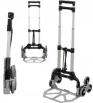 Vorel laiptinis vežimėlis, transportinis, sandėliavimo, sulankstomas, 70 kg