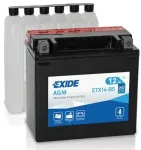 EXIDE YTX14-BS / ETX14-BS 12Ah AGM akumuliatorius