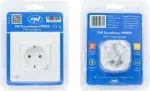 PNI SmartHome WP850 WiFi i&scaron;manusis ki&scaron;tukinis lizdas, montuojamas į sieną, valdymas internetu, skirta Tuya Smart programėlė, suderinamas su Amazon Alexa ir Google Home