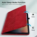 Dėklas, skirtas Ipad 10.2 colių 9/8/7 kartos apsauginiam dėklui (2021/2020/2019), auk&scaron;čiausios kokybės odinis i&scaron;manusis dėklas su automatiniu miego/budėjimo kortelių lizdu, skirtas Ipad Air 3/pro 10.5, raudonas