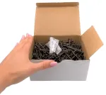 500 vnt. rudos spalvos antikorozine danga 4.2 x 55mm medienos konstrukcijų varžtai torx galvutė type 17 įleidžiamas i&scaron;orinis varžtas (500, 4.2 x 55mm)