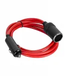 Automobilio cigarečių degiklio lizdo prailgintuvas Peiying 12/24v 1.5m 120w