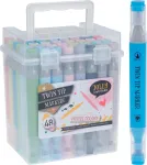 JOLLY DVIPUSIAI PASTEL MARKERIAI 48VNT DĖŽUTĖJ