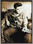 Plakatas Kustom Art Elvis Presley garsūs Holivudo aktoriai, neįrėmintas sienos meno spaudinys 40x30cm