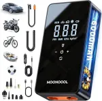 Belaidis automobilinis kompresorius elektrinis siurblys 6000mah 12v