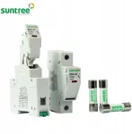 Dc Pv saugiklių pagrindas 10x38 1000v Suntree