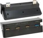 4 portų usb &scaron;akotuvas didelės spartos usb 3.1 2.0 usb prailginimo įkroviklis &bdquo;plug and play&ldquo;, skirtas plonai žaidimų konsolei