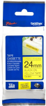 BROTHER TZES651 24 Juodas ON Geltonas STR.