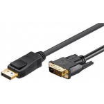 Goobay 51961 DisplayPort/DVI-D adapterio laidas 1.2, padengtas auksiniu sluoksniu, 2m | Goobay | DP į DVI-D