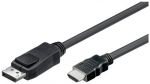 Wentronic Kabelis PremiumCord Rodyti Uostas - HDMI 1m juoda (kportadk01-01)