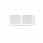 Sieninis &scaron;viestuvas Ideal Lux Wall lamp with 2 lights CLIP, G9, transparent