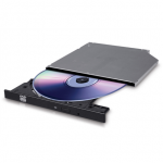 Hitachi Lg H.L duomenų saugykla 9,5 mm plonas DVD-ra&scaron;ytuvas GUD0N vidinis, sąsaja SATA, DVD&plusmn;RW, CD skaitymo greitis 24 x, CD įra&scaron;ymo greitis 24 x, Juodas