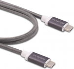USB kabelis Innergie USB-C - USB-C 1 m Pilkas (308217560)