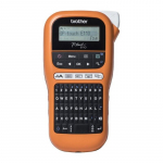 Ne&scaron;iojamas elektrinis ženklinimo aparatas Brother PT-E110VP LCD Oranžinė