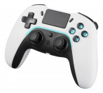 PS4/PC/Android/iOS valdiklis DELTACO GAMING Bluetooth, 2 programuojami makrokomandos mygtukai, baltas / GAM-139-W