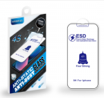 Fusion Accessories Fusion ESD Anti-Static Dust Proof grūdintas stiklas skirtas Apple iPhone 13 | 13 Pro juodas