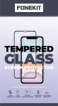 FoneKit Full Cover -panssarilasi, Samsung Galaxy S22 / S23, musta
