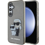 Samsung Galaxy S24 Plus Karl Lagerfeld dėklas Glitter Karl&Choupette (KLHCS24MHNKCTGK) juodos spalvos
