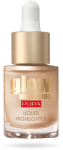 Pupa, Glow Obsession, Paraben-Free, Illuminating, Liquid Highlighter, 003, For Face, 13.5 ml *Tester