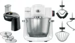 Virtuvinis kombainas Bosch MUMS6EW13D food processor (baltas/stainless steel, 1,600 watts, Series 6)