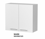 Extom Pakabinama spintelė Sidabrinis W4 90