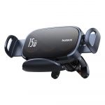 Automobilinis laikiklis su indukciniu įkrovikliu Baseus LightChaser (juodas)