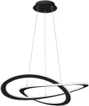 50W LED pakabinamas &scaron;viestuvas CHARLIE, juodas, 3000K, 4235800