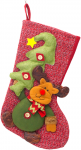 Kalėdinė dovanų kojinė Briedis, 1 vnt.