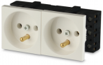 Javel 2M dvigubas elektros lizdas