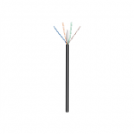 Goobay lauko tinklo kabelis | CAT 6 U/UTP | AWG 24/1 | Kabelio ilgis: 100 m | Juodas
