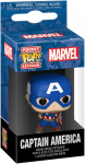 FUNKO POP! Raktų pakabutis: Marvel - Kapitonas Amerika, 10 cm