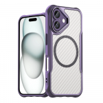 Hurtel Leading Series MagSafe silikoninis Apple iPhone 16 - dėklas telefonui violetinės spalvos