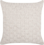 Beliani Dekoratyvinė pagalvė BASALIM 45 x 45 cm Kremas Solid