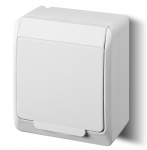 Elektro Plast Nasielsk GN.2P+Z N/T IP44 balta HERMES