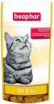 Vitamīnizēta papildbarība - Beaphar Vit-Bits cats, 35g (75gab)