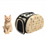 Transportavimo krep&scaron;ys &scaron;unims ir katėms, 35 x 22 x 20 cm, smėlio spalvos