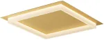 Lubinis &scaron;viestuvas 50W LED pavir&scaron;inis &scaron;viestuvas PERIMETRO, matinės aukso sp., 3000/4000/6500K